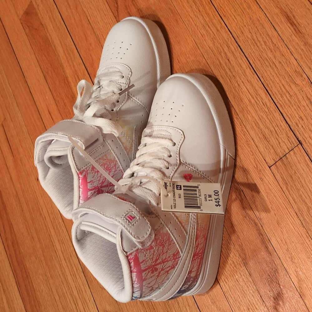 Fila Vulc 13 Chaos Fade High Top Sneakers Size 1 - Picture 3 of 8
